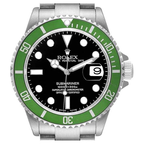 rolex submariner kermit for sale|rolex submariner green 50th anniversary.